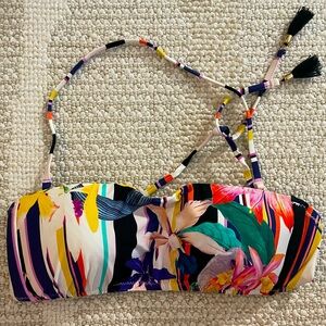 Trina Turk Treasure Cove bandeau bikini top